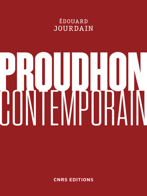 cover image of Proudhon contemporain